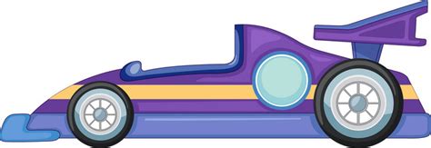 Purple Cartoon Race Car Vector Images 88