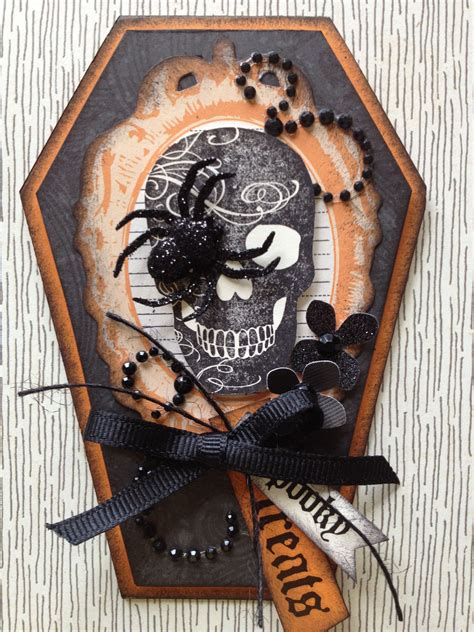 Pin By Melissa Mini On Cool Cards And Scrapbooking Halloween Cards