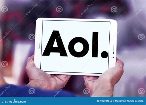 Aol Company Logo Editorial Image Image Of Communication 100184865