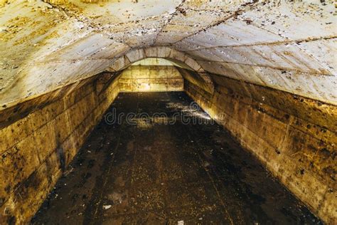 Inside Big Rusty Underground Abandoned Fuel Tank For Refueling Diesel
