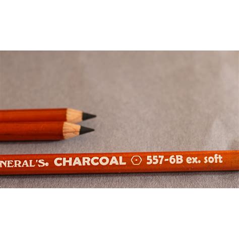 Crayon Fusain Generals 557 6b Soft Les Papiers De Lucas