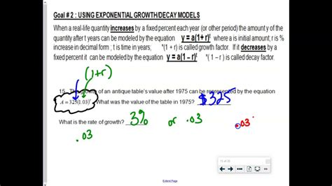 A polynomial function has form y = axp + bx ( p − 1) + cx ( p − 2) +. Applications of 7.1/7.2 Exponential Growth/Decay Alg 2 ...