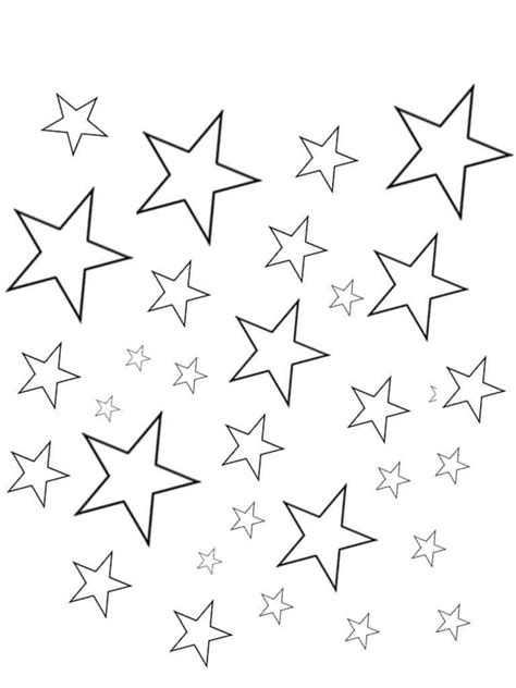 Dibujos De Estrellas Para Colorear