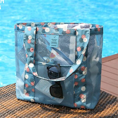 Small cross body bag, beach bag, seaside stripes, nautical. 2018 New Mesh Beach Bag Travel Folding Bag Large Tote Bag ...