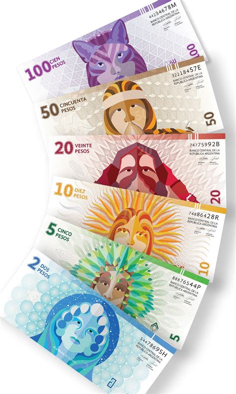 Rediseño Billetes Argentinos on Behance Billetes argentinos Billetes Plantilla de billete