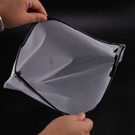 15 Pack Mesh Zipper Pouch Document Bag A4 Waterproof Document Pouch For