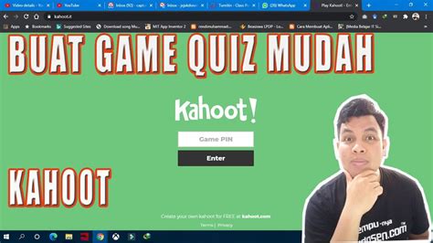 Cara Membuat Game Quiz Kahoot Untuk Selingan Mengajar Dikelas Youtube