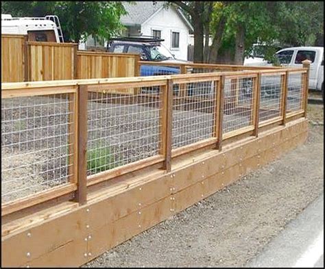 We give you a list of the necessary tools, along with a shopping. hog wire fence panels - Home Depot | Hog wire fence, Fence ...