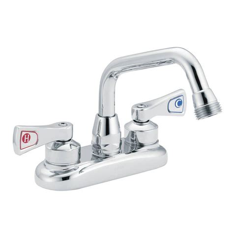 Find great deals on ebay for moen chrome kitchen faucet. MOEN Commercial 2-Handle Low-Arc Kitchen Faucet in Chrome ...