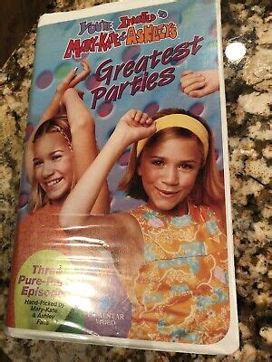 Youre Invited To Mary Kate Ashleys Greatest Parties Vhs Clam