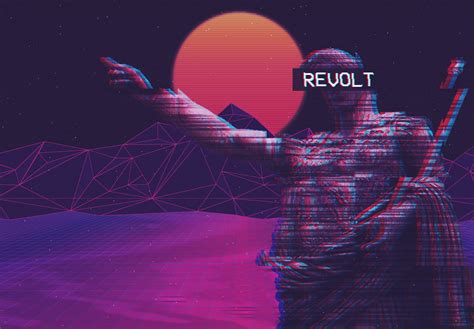 20 Aesthetic Wallpaper Wallpaper Fashwave Revolt Glitch