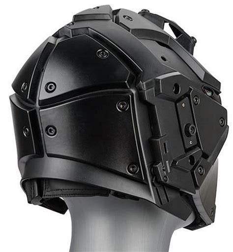 Wosport Tactical Helmet W Nvg Shroud And Transfer Base Black
