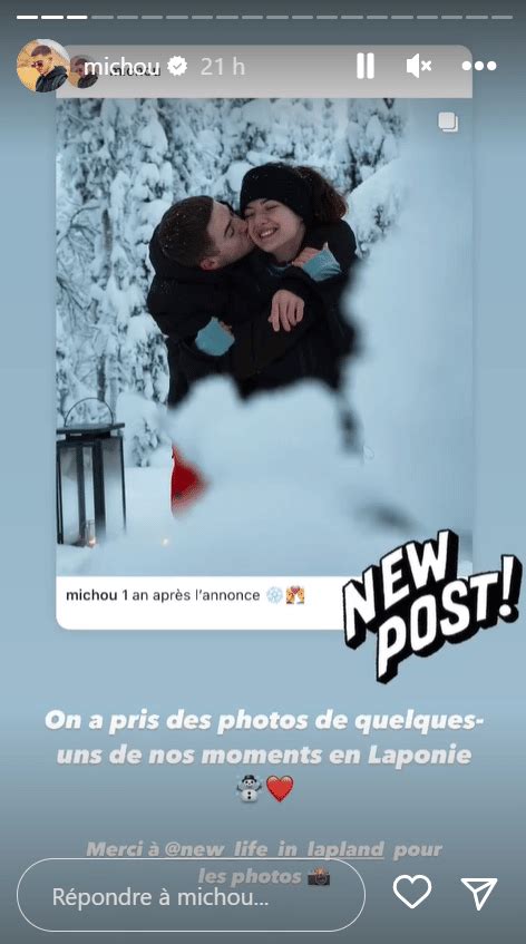 Michou Et Elsa Bois Le Couple C L Bre Ensemble Une Date Marquante De Leur Relation Newstories