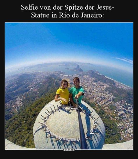 Selfie Von Der Spitze Der Jesus Statue In Rio De Janeiro Debeste De