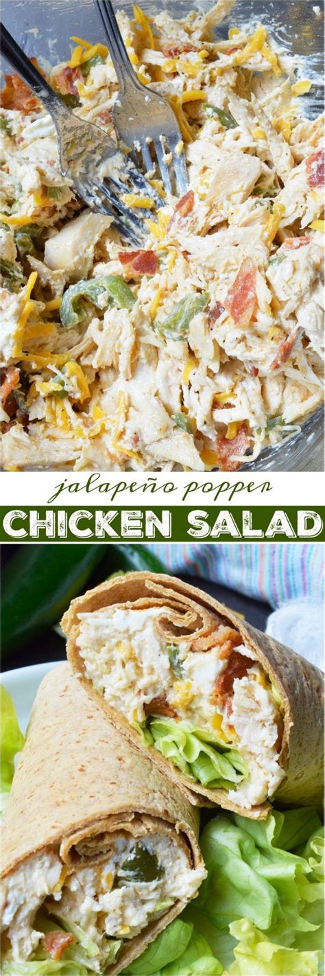 Maybe you would like to learn more about one of these? This Jalapeño Popper Chicken Salad is the ultimate! Creamy ...