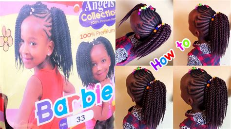 Quick Hairstyle For Kids Barbie Braids Angels Collection Gripping