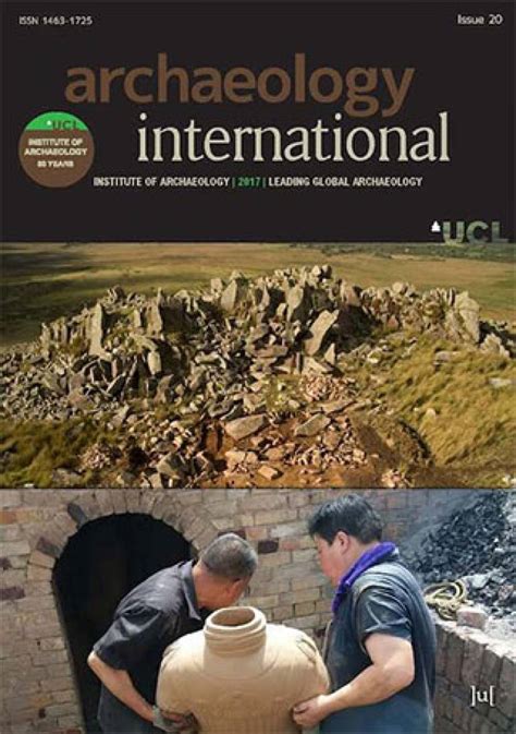 Archaeology International Issue 20 2017 Now Online Institute Of