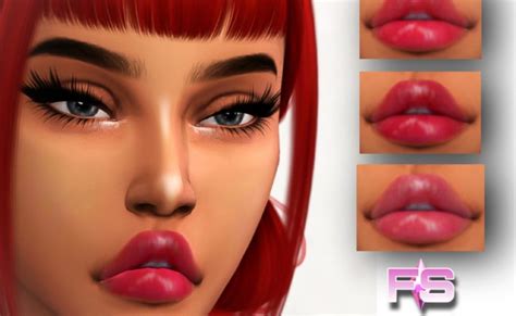 Lip Gloss 01 Famsimsss On Patreon Sims 4 Cc Makeup Sims 4 Cc Eyes Sims