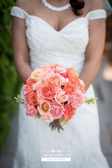 Rose Carnation Bridal Bouquet In Bedminster Nj Blooms At The Hills