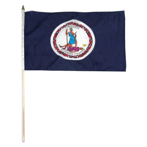 Virginia 12in X 18in Polyester Flag