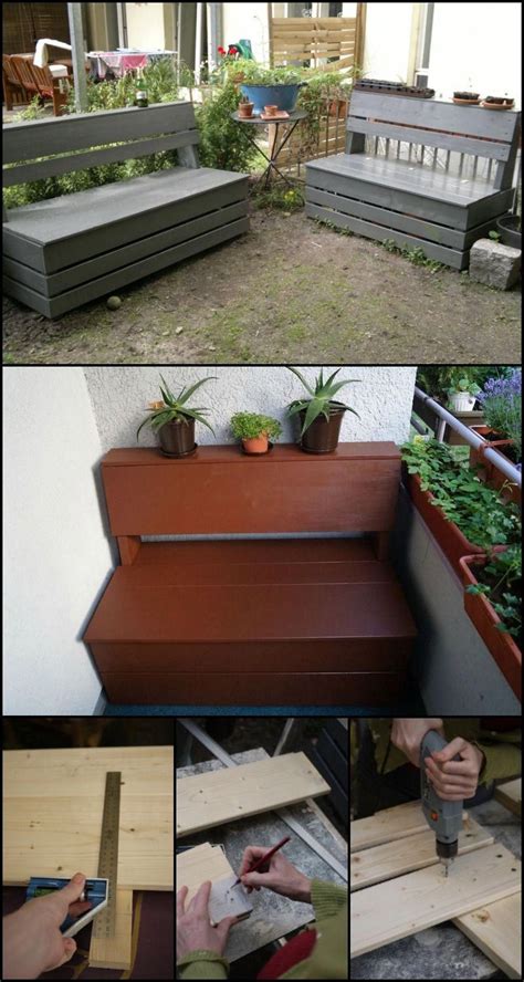 Learn how to make a diy outdoor bench with beautiful fretwork panels and hidden storage at hgtv. 15 Beautiful Do-It-Yourself Pallet Gardens That You're Sure To Love (With images) | Outdoor ...