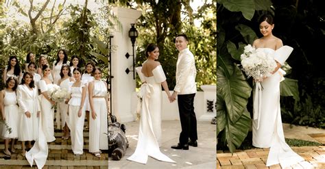Off Shoulder Modern Bridal Terno Philippines Wedding Blog