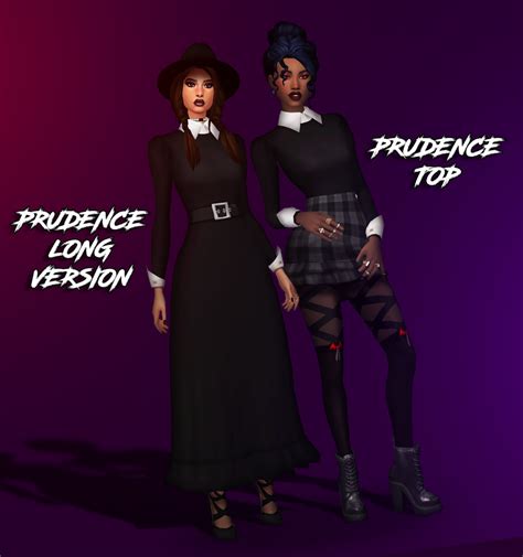 Prudence Dress Long Version And Top Version S4 Stuff