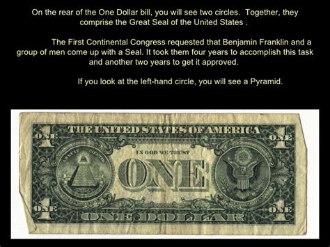 Do You Know The Meaning Of The Back Of Dollar Bill