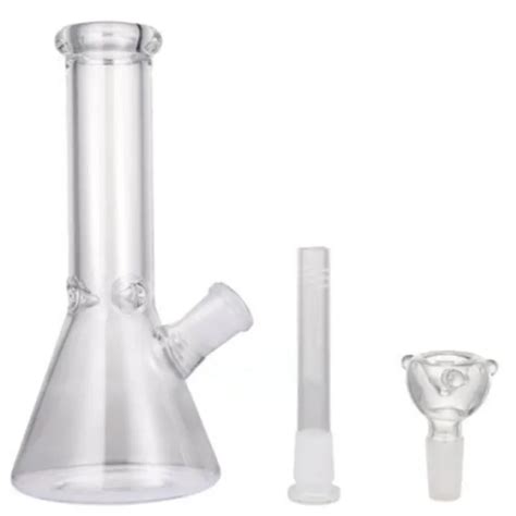 Inch Heavy Glass Beaker Base Bong Tobacco Water Pipe Hookah W Mm