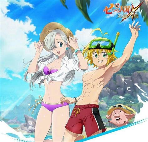 Swimming Day Seven Deadly Sins Anime Nanatsu No Taizai Mangá