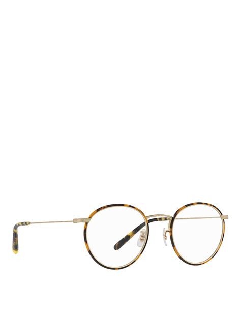 Glasses Oliver Peoples Colloff Round Tortoiseshell Eyeglasses