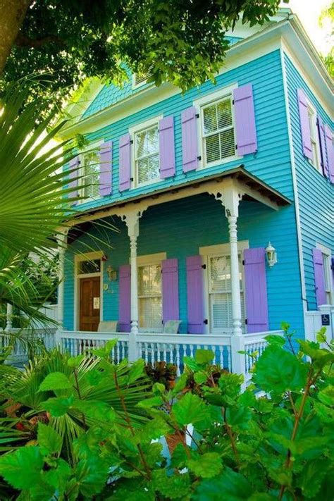 The Most Colorful Houses In The South House Colors Beach Cottage