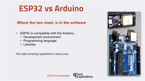 Lesson 3 The Esp32 Development Kit Vs The Arduino Tech Explorations