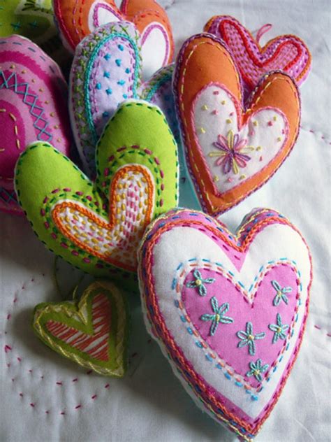 Heart Print Embroidery Kits By Prints Charming Learn Embroidery