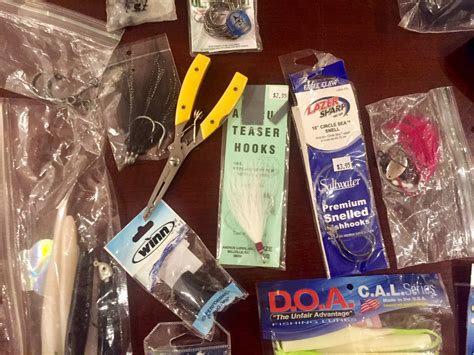 Grab Bag Of Random Items Soft Plastics Hooks Teasers Ta Clips Jig