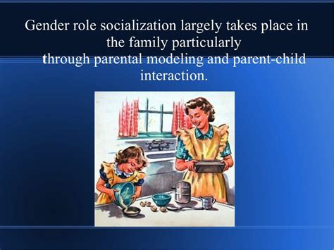 Gender roles in families