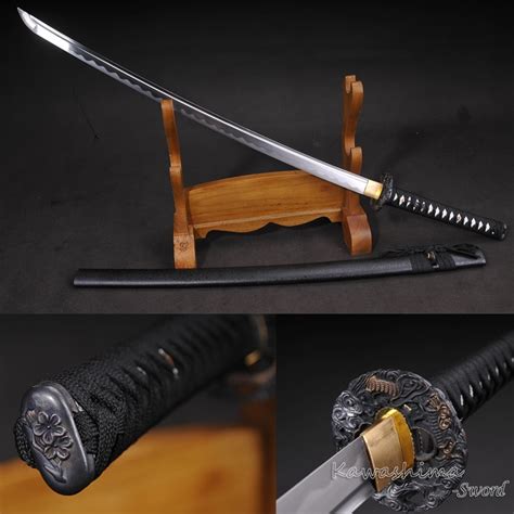 Functional Iaito Sword Dojo Training Katana Full Tang Blade 1045 Carbon