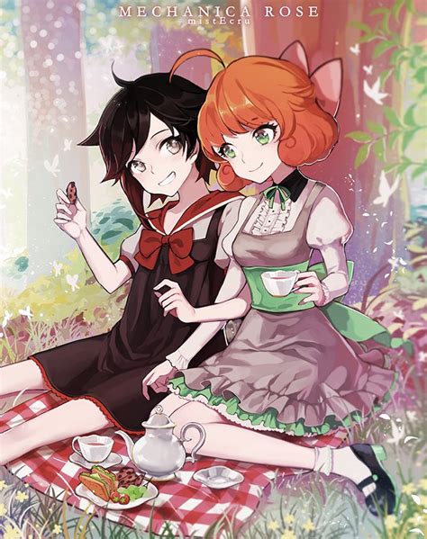 Ruby Rose And Penny Polendina Rwby Drawn By Ecru Danbooru