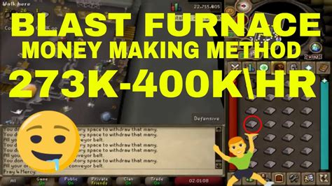 Maybe you would like to learn more about one of these? OSRS P2P Money making method Blast furnace 2019 - YouTube