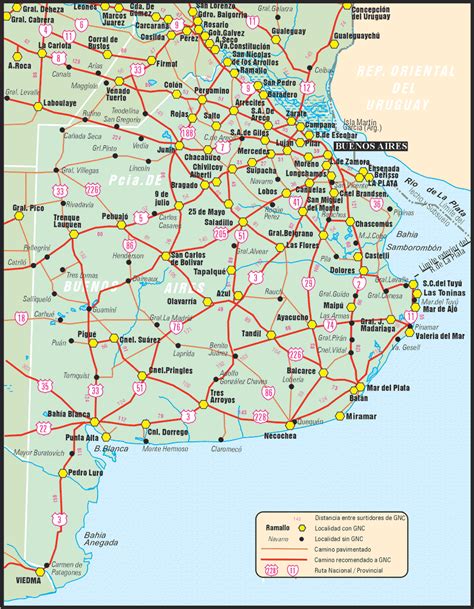 Estaciones De Gnc En Argentina Rutas Y Mapas Servicios Gnc Mapas