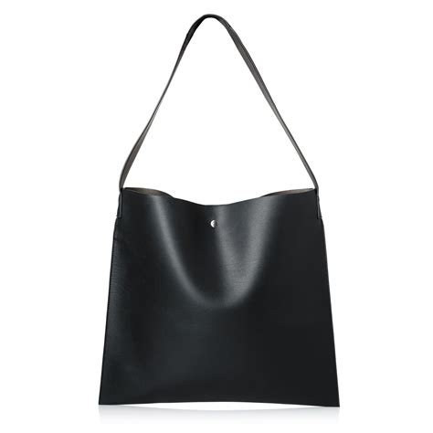 Nita Wide Handle Tote Oliver Bonas Classic Black Handbag Tote Bags