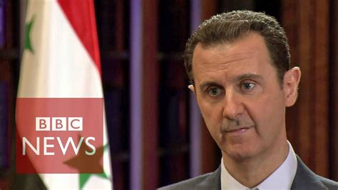 Syria Video And Extracts Full Assad Interview With The Bbc A Series Of