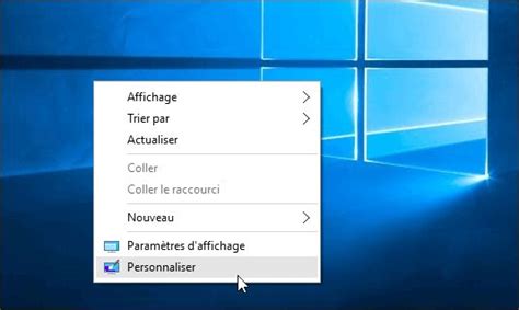 Windows 10 Afficher Les Icônes Du Bureau Ce Pc Corbeille Panneau