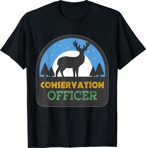 Amazon Com Conservation Officer Wildlife Enforcement Agent T Shirt Clothing