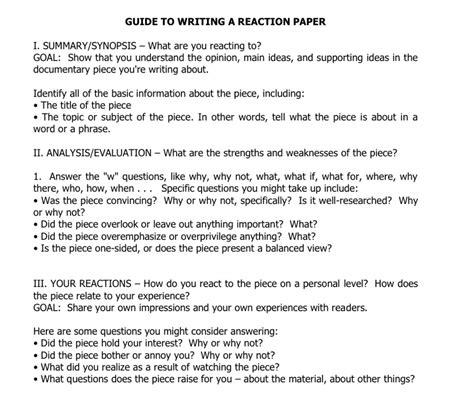 Writing a proper reaction paper can be a difficult task. Beautiful Reaction Essay Example ~ Thatsnotus