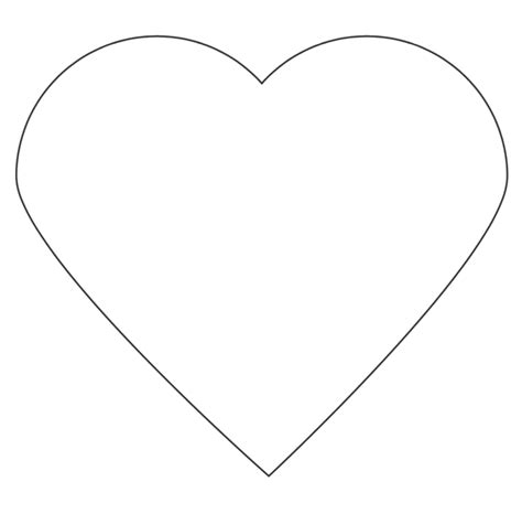 15 Heart Template Printables Free Heart Stencils And Patterns The