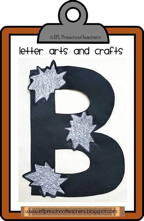 Letters Arts And Crafts Collection B As In Black Letter Art Arts