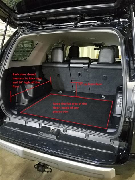 Rear Cargo Space Dimensions Needed Please Toyota 4runner Forum