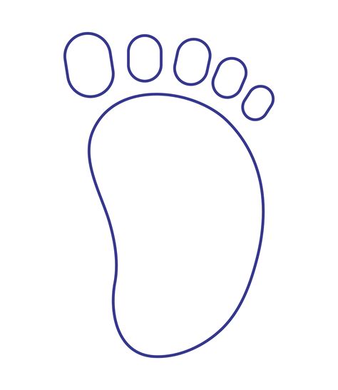 Baby Footprint Template Printable