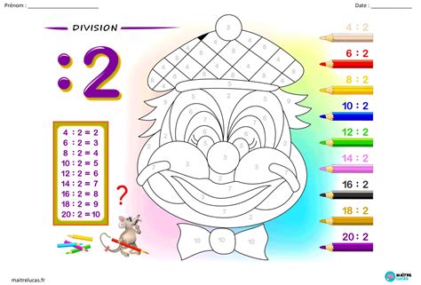 Coloriage Coloriages Magiques Division Facts Multiplication And | Sexiz Pix